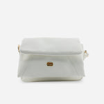 Bolso manos libres kira de cuero para mujer - Hueso