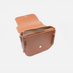 Bolso manos libres matilda de cuero para mujer - Miel