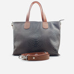 Cartera gema de cuero para mujer - Miel