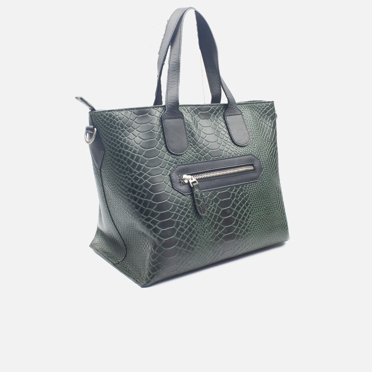 Cartera gema de cuero para mujer - Verde