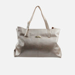 Cartera iliana de cuero para mujer - Champaña