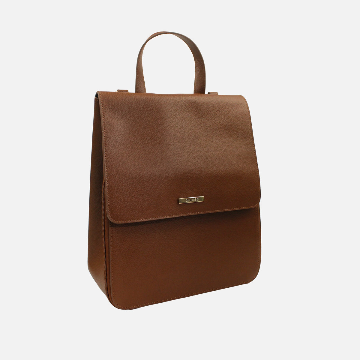 Morral estela de cuero para mujer - Miel