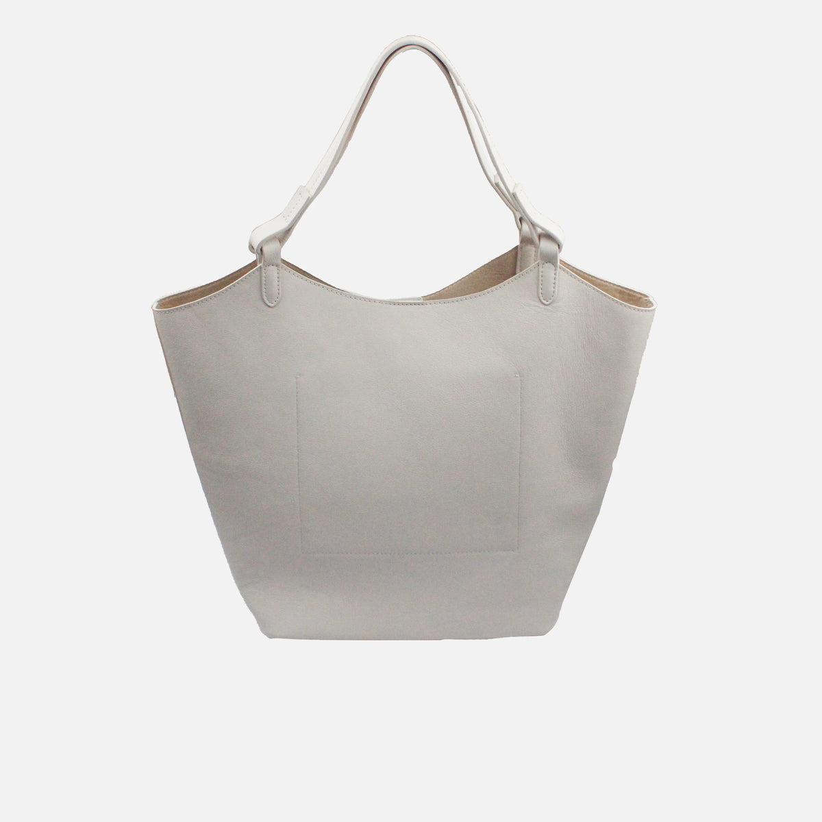 Cartera smeralda de cuero para mujer - Hueso