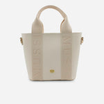 Bolso manos libres miley de cuero para mujer - Hueso