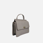 Bolso manos libres jade de cuero para mujer - Taupe