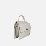 Bolso manos libres jade de cuero para mujer - Hueso