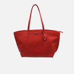 Cartera paciana de cuero para mujer - Rojo