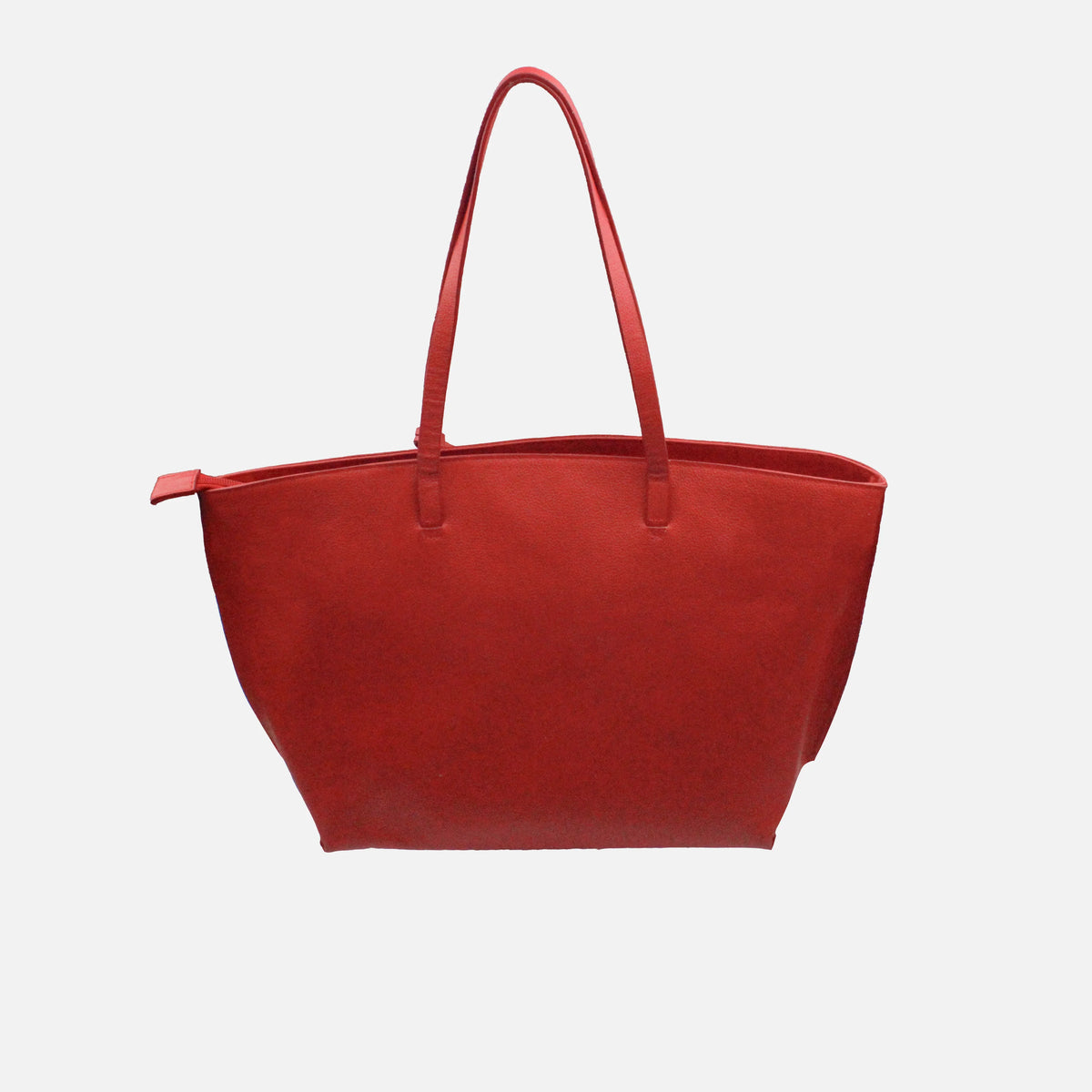Cartera paciana de cuero para mujer - Rojo