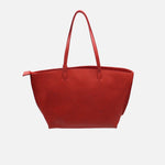 Cartera paciana de cuero para mujer - Rojo