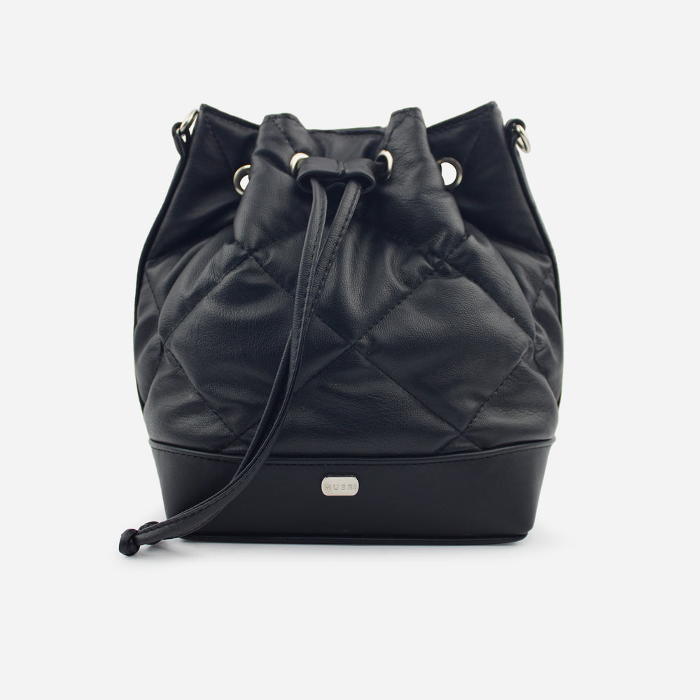 Bolso manos libres aura de sintético para mujer - Negro