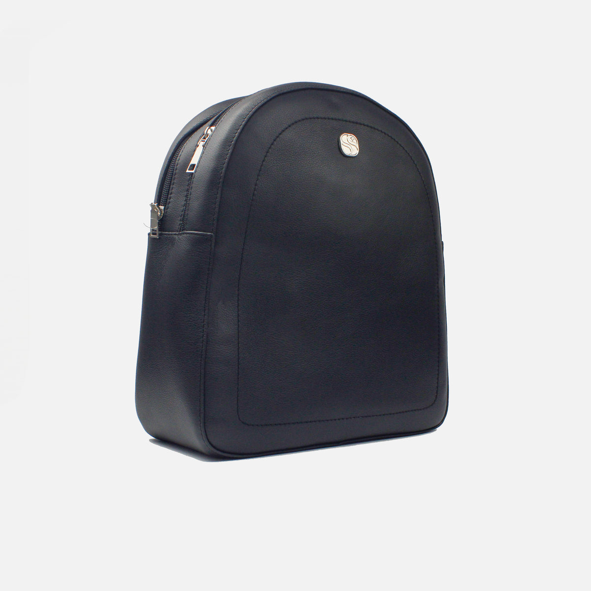 Morral selena de cuero para mujer - Negro