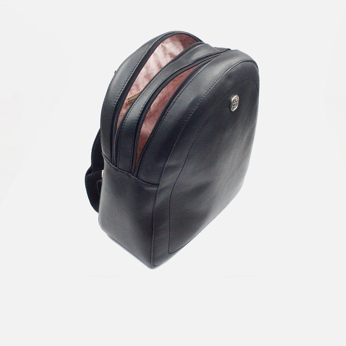 Morral selena de cuero para mujer - Negro