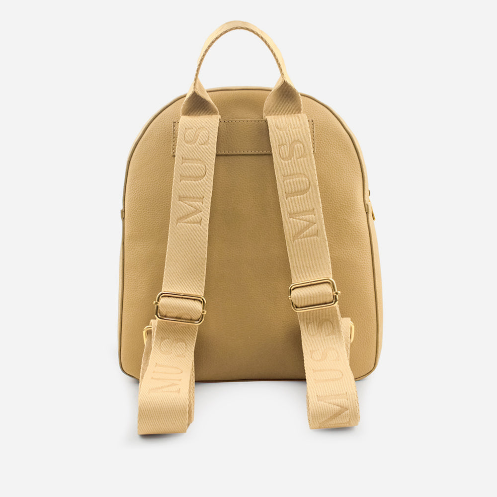 Morral selena de cuero para mujer - Taupe