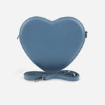 Bolso manos libres leia de cuero para mujer - Celeste