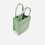 Bolso manos libres kazumi de cuero para mujer - Menta