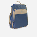 Morral kimberly de cuero para mujer - Celeste