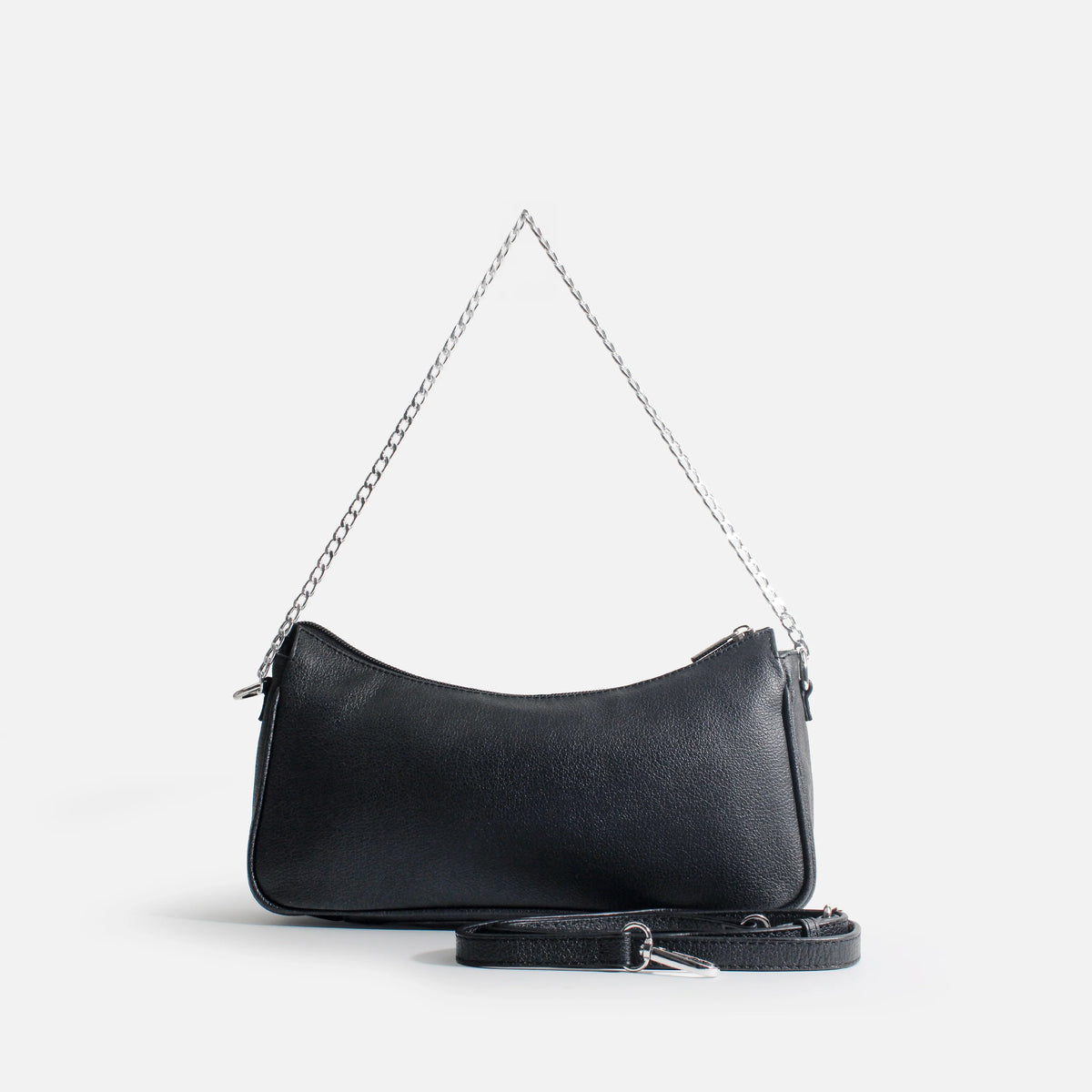 Bolso manos libres stirling de cuero para mujer - Negro