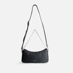Bolso manos libres stirling de cuero para mujer - Negro