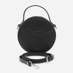 Bolso manos libres phyllis de cuero para mujer - Negro