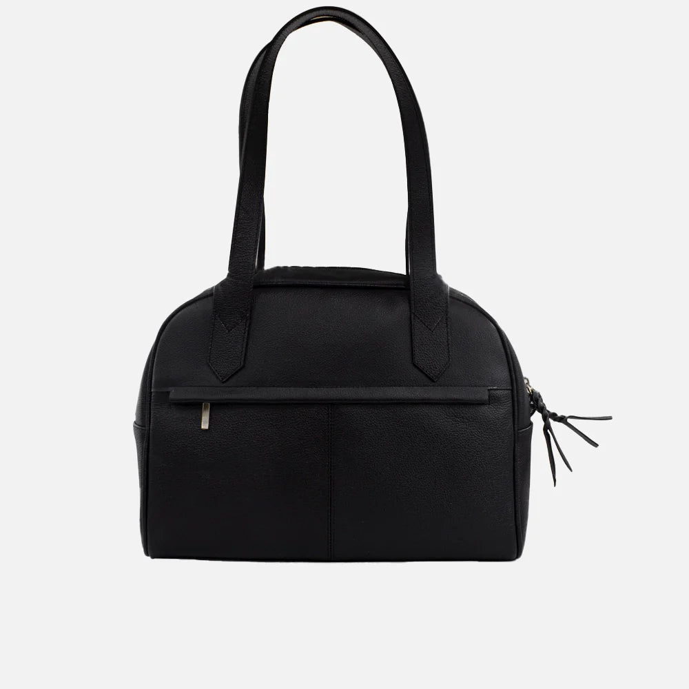 Cartera porto de cuero para mujer - Negro