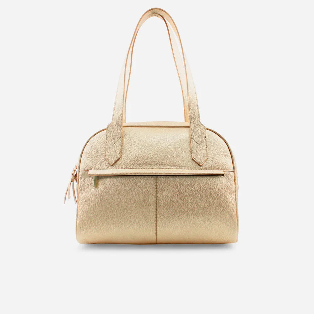 Cartera porto de cuero para mujer - Oro