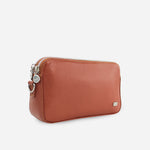 Bolso manos libres valeria de cuero para mujer - Miel