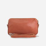 Bolso manos libres valeria de cuero para mujer - Miel