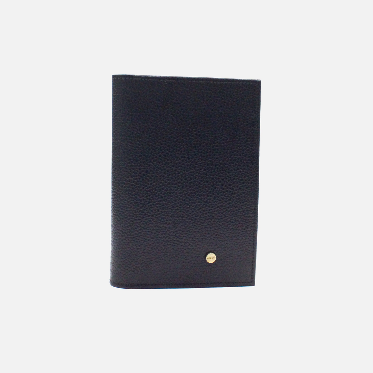Porta pasaporte corinne de cuero para mujer - Negro