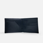 Billetera mathias de cuero para hombre - Azul