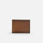 Billetera mathias de cuero para hombre - Brandy