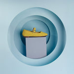 Baleta plana fabiola de cuero para mujer - Verde