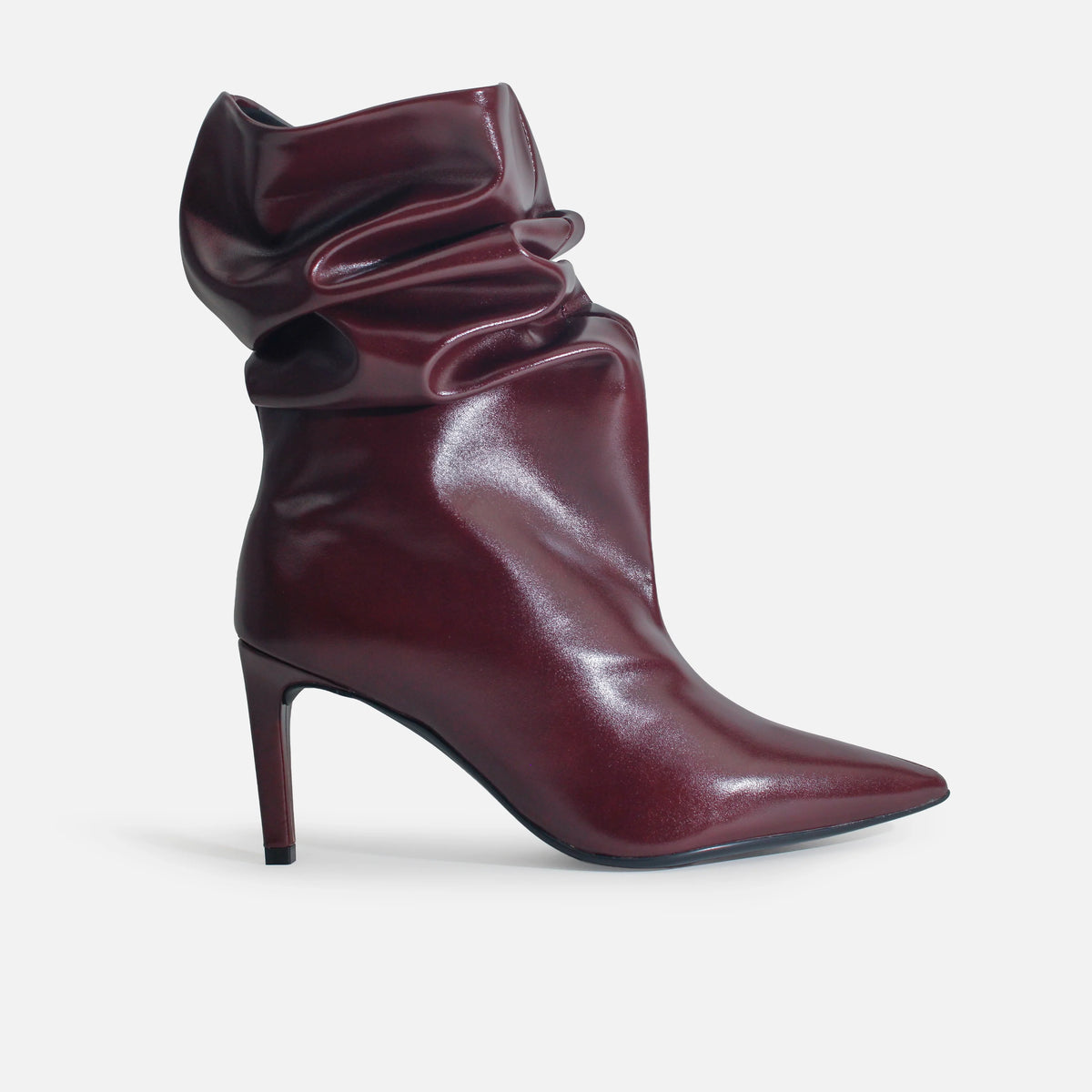 Bota tacon dawnae de sintético para mujer - Vino