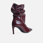 Bota tacon dawnae de sintético para mujer - Vino