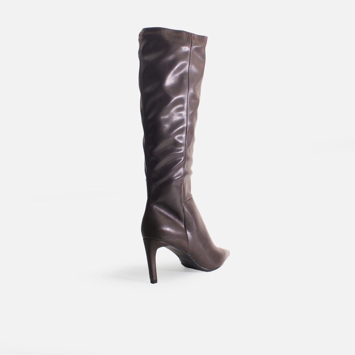 Bota tacon lumina de sintético para mujer - Café