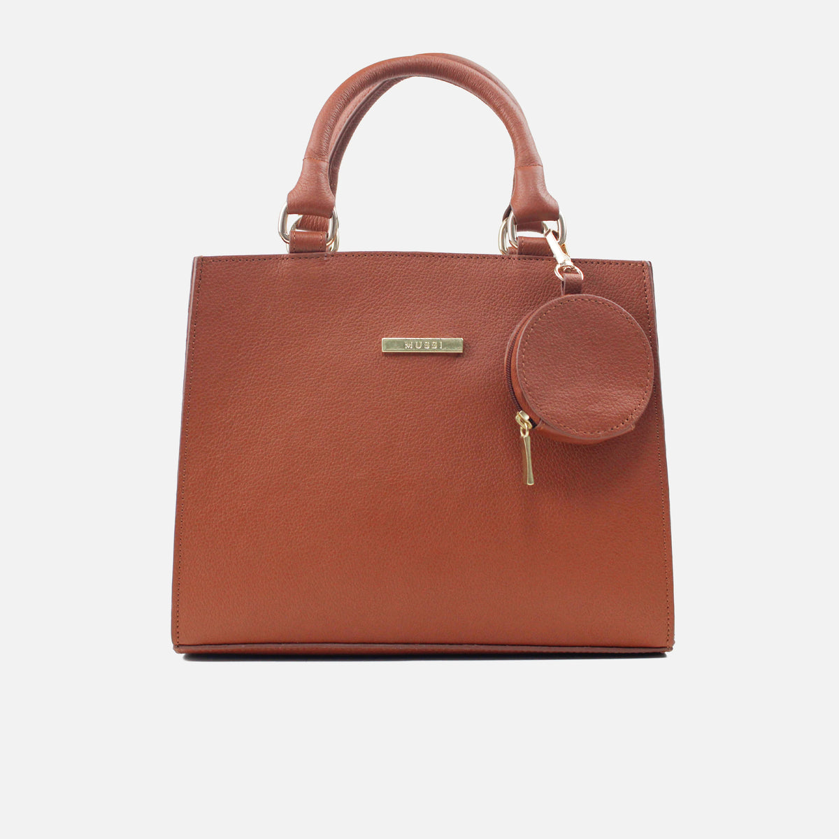 Cartera julieta de cuero para mujer - Miel