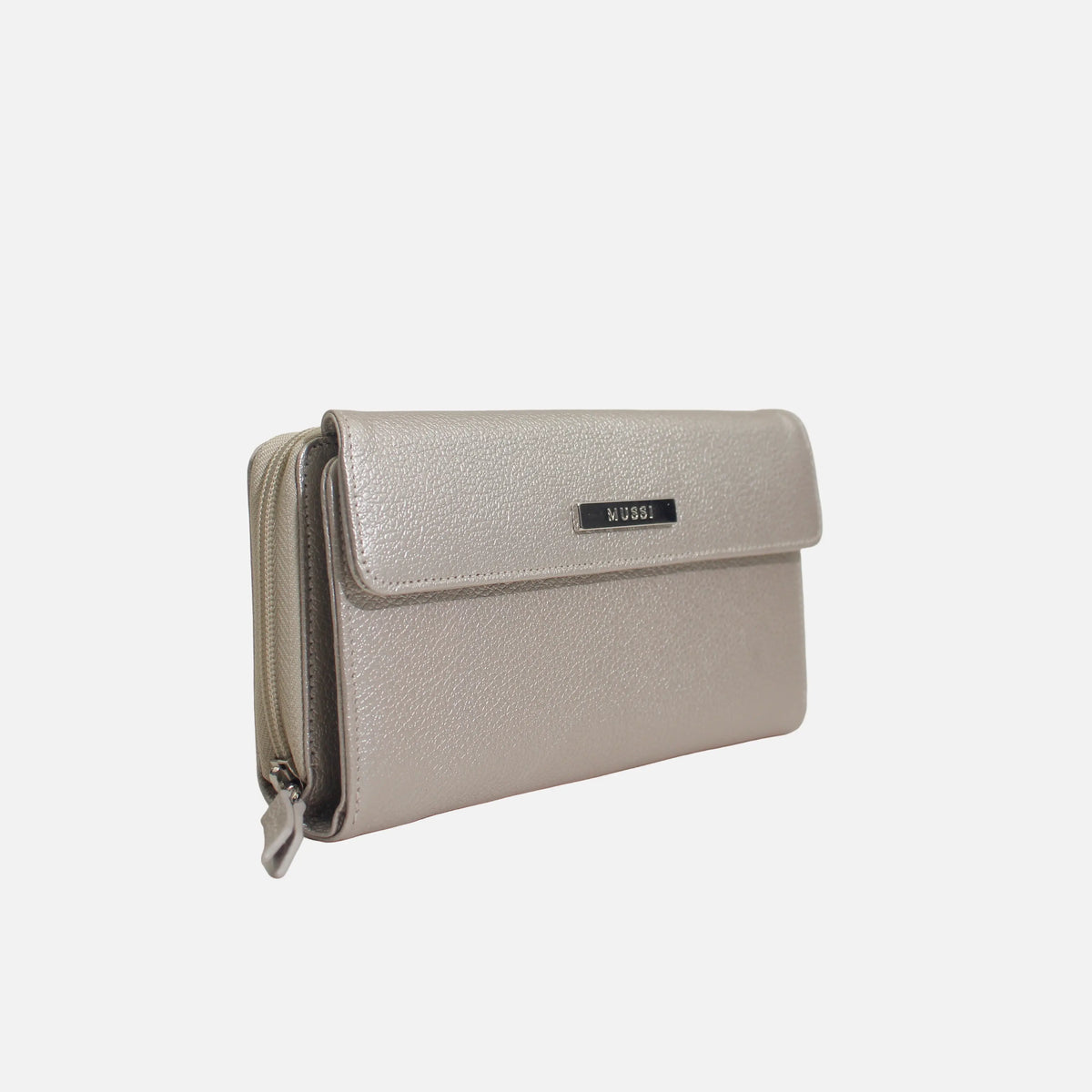 Billetera rosie de cuero para mujer - Oro