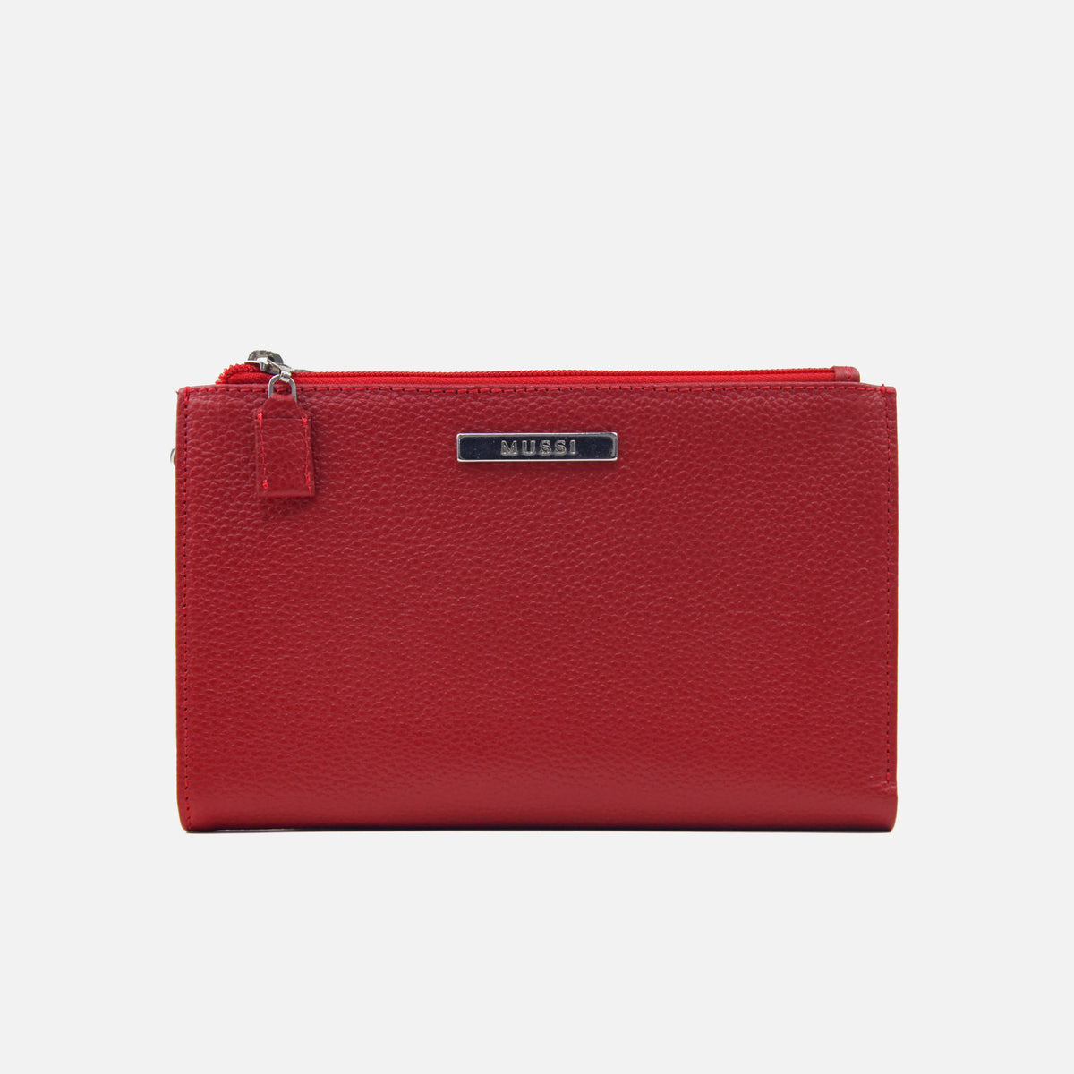 Billetera elaya de cuero para mujer - Rojo