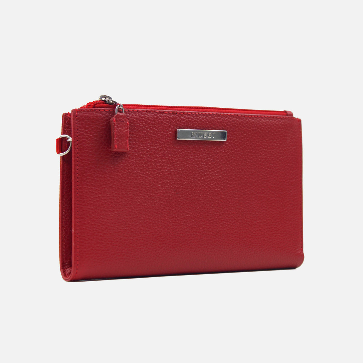 Billetera elaya de cuero para mujer - Rojo