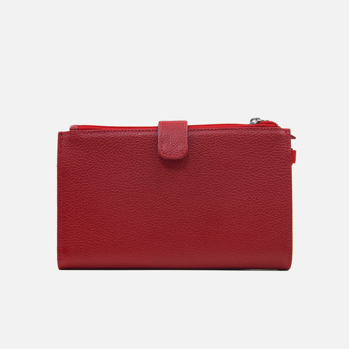 Billetera elaya de cuero para mujer - Rojo