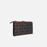 Billetera elaya de cuero para mujer - Negro