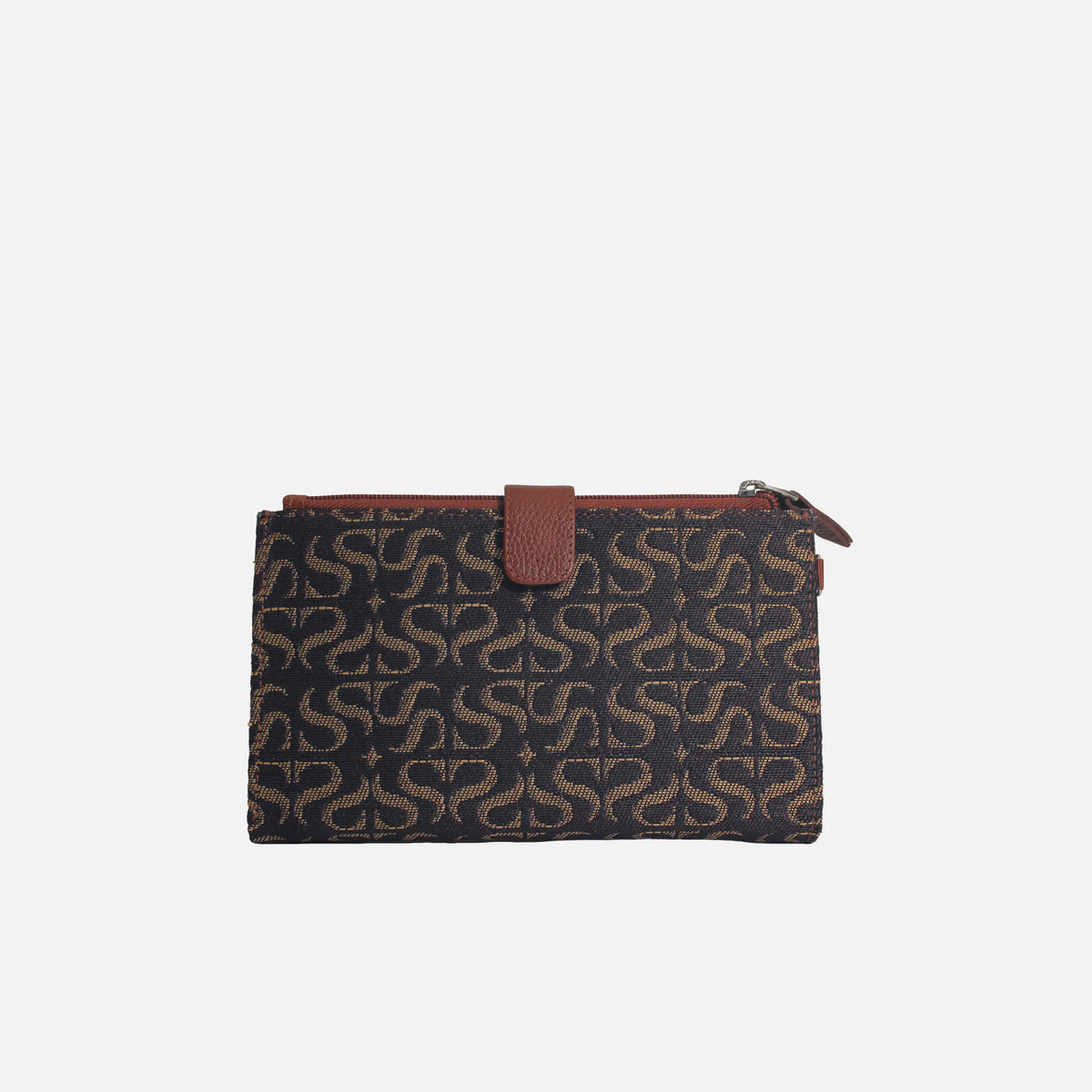 Billetera elaya de cuero para mujer - Negro