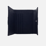 Billetera kaira de cuero para mujer - Negro