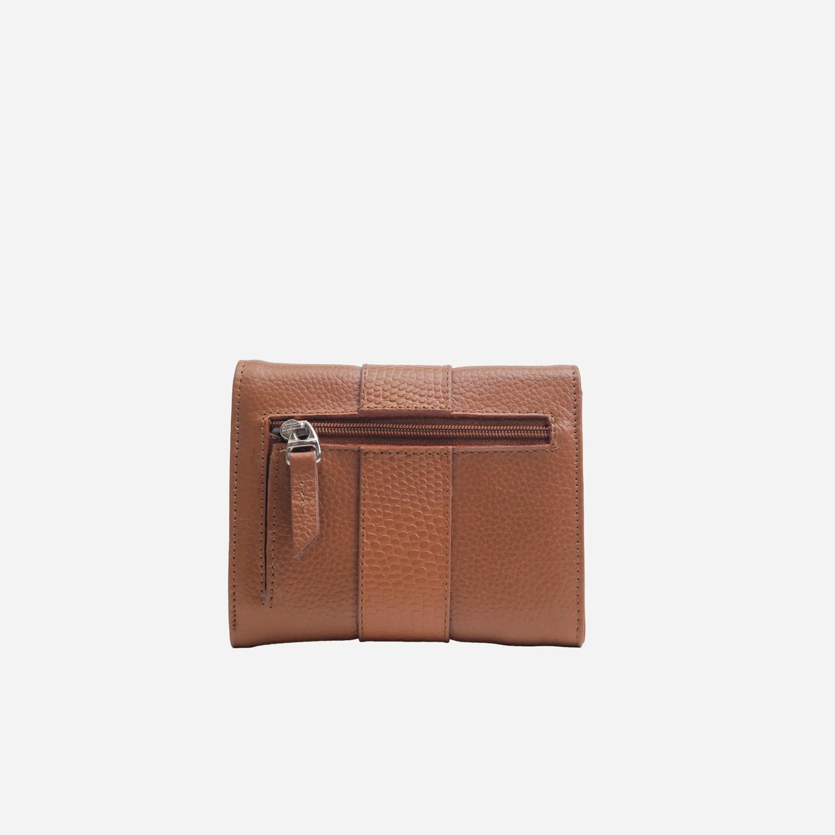 Billetera kaira de cuero para mujer - Miel