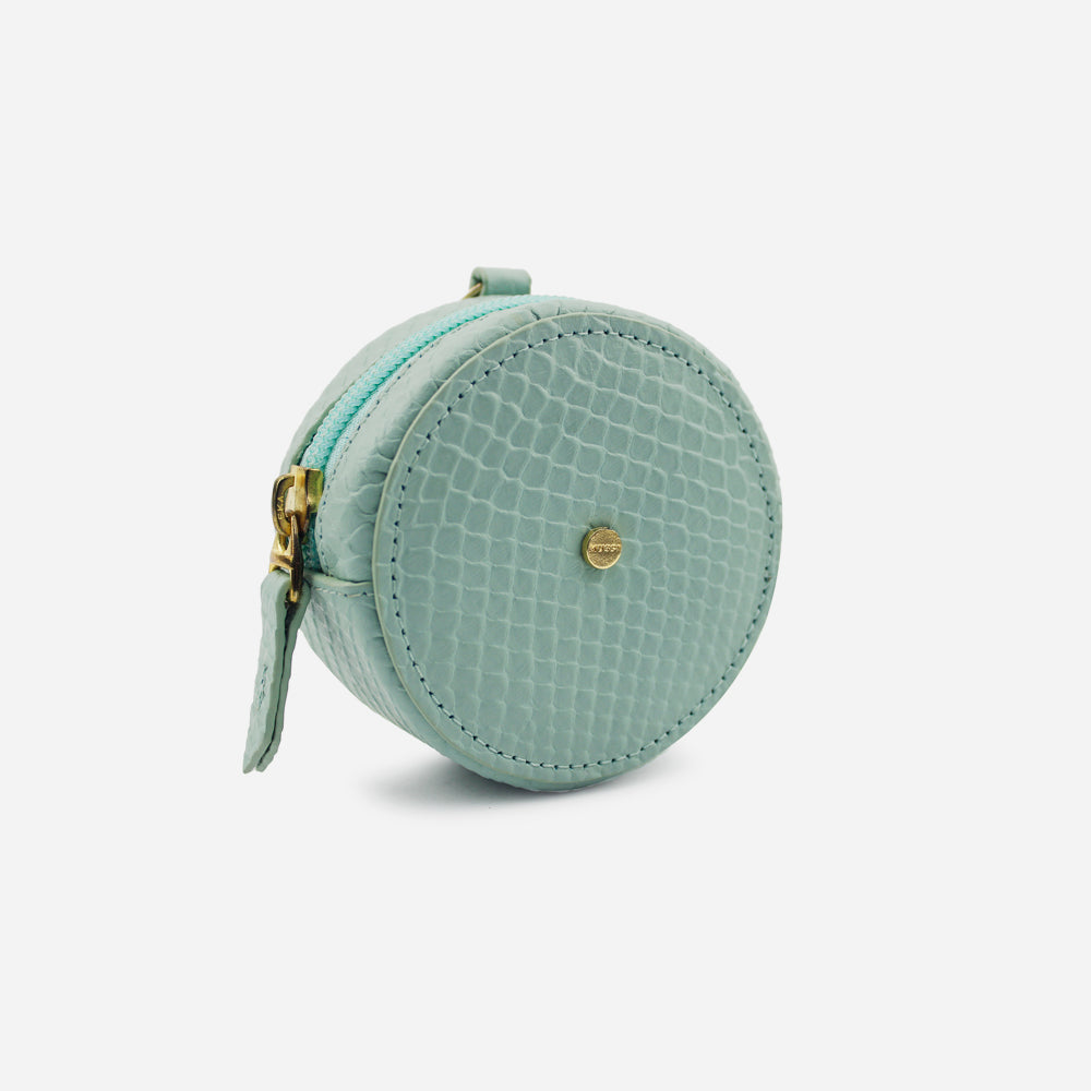 Monedero selene de cuero para mujer - Menta