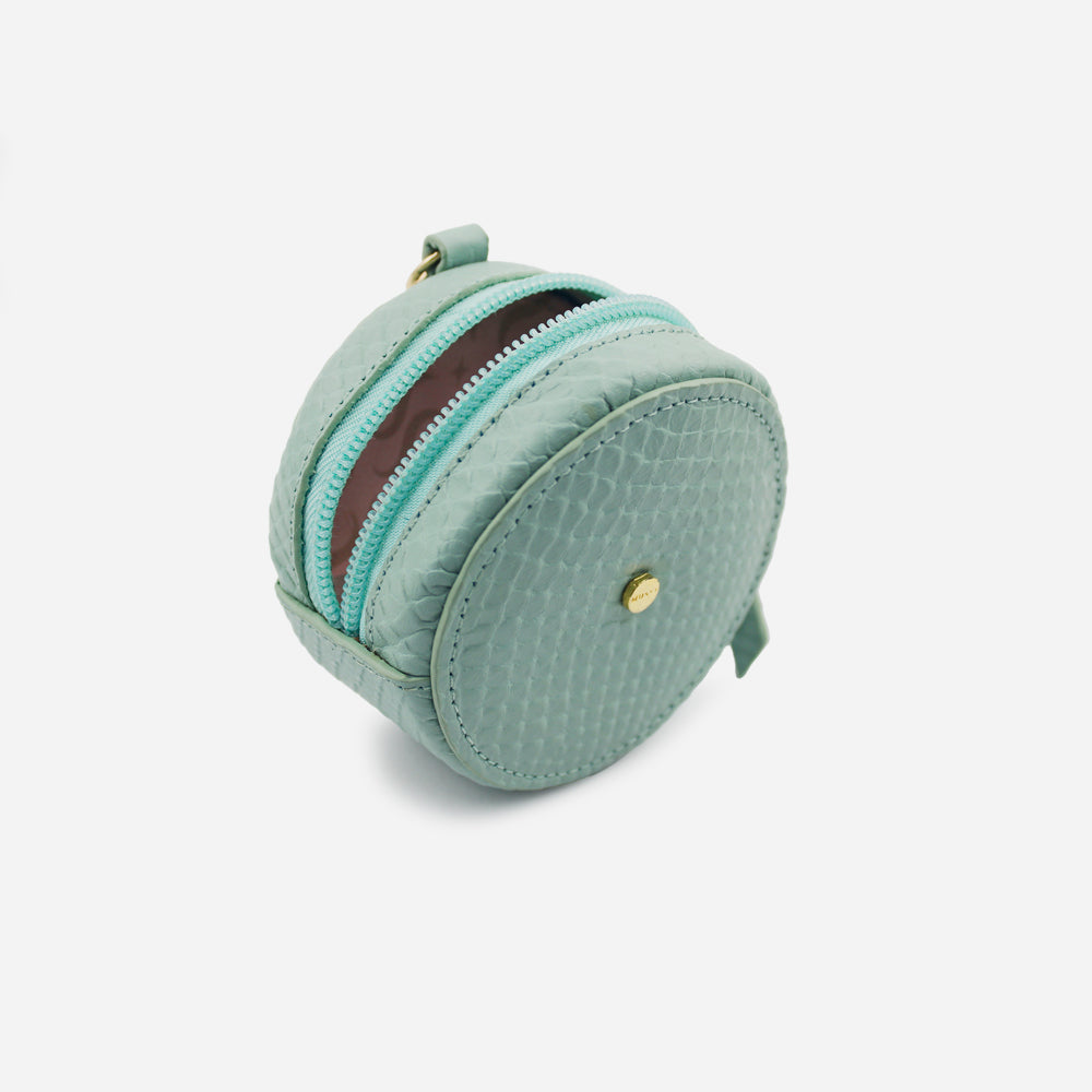 Monedero selene de cuero para mujer - Menta