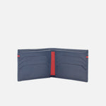 Billetera mattias de cuero para hombre - Azul