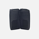 Portacelular corine de cuero para mujer - Negro
