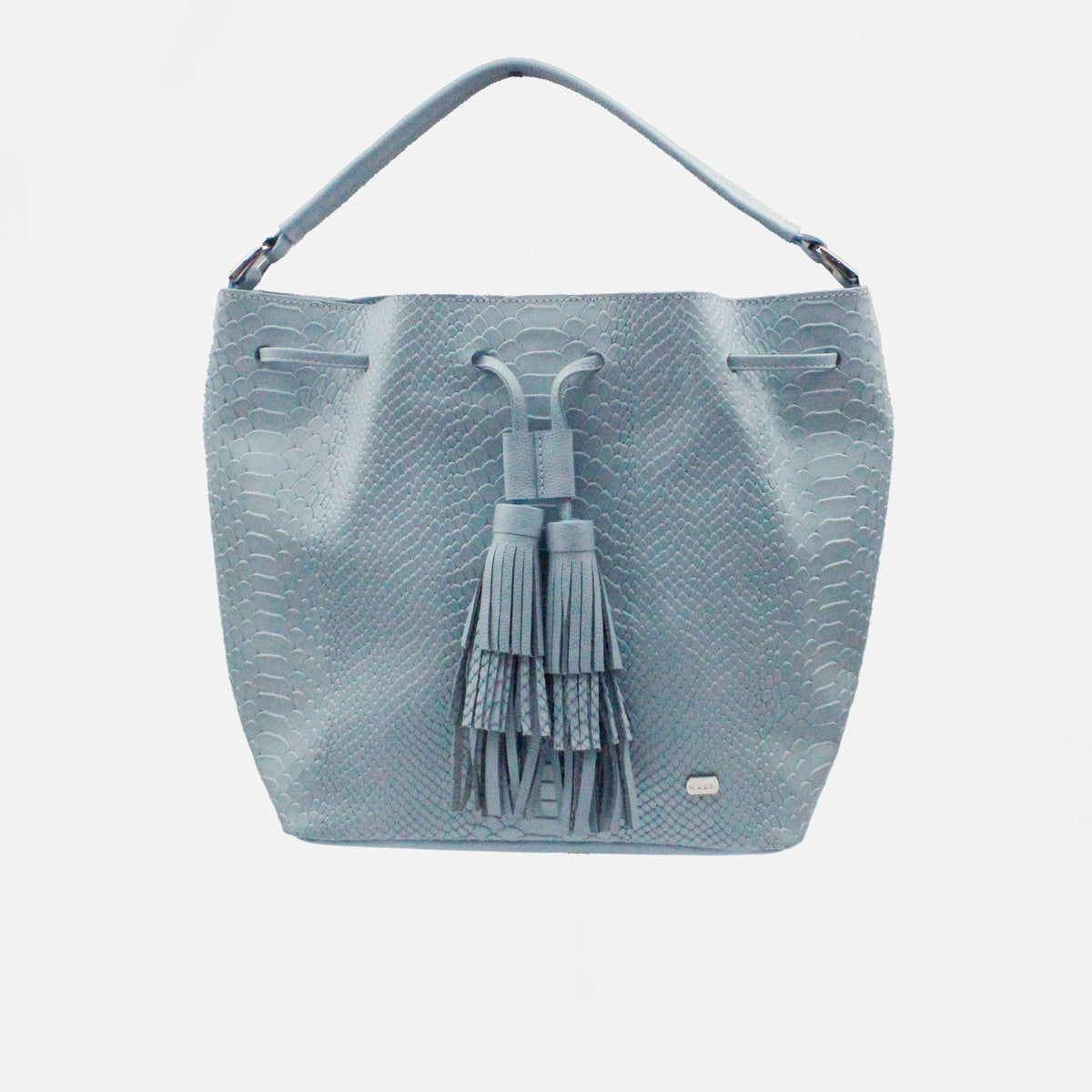 Bolso de mano bettie de cuero para mujer - Celeste
