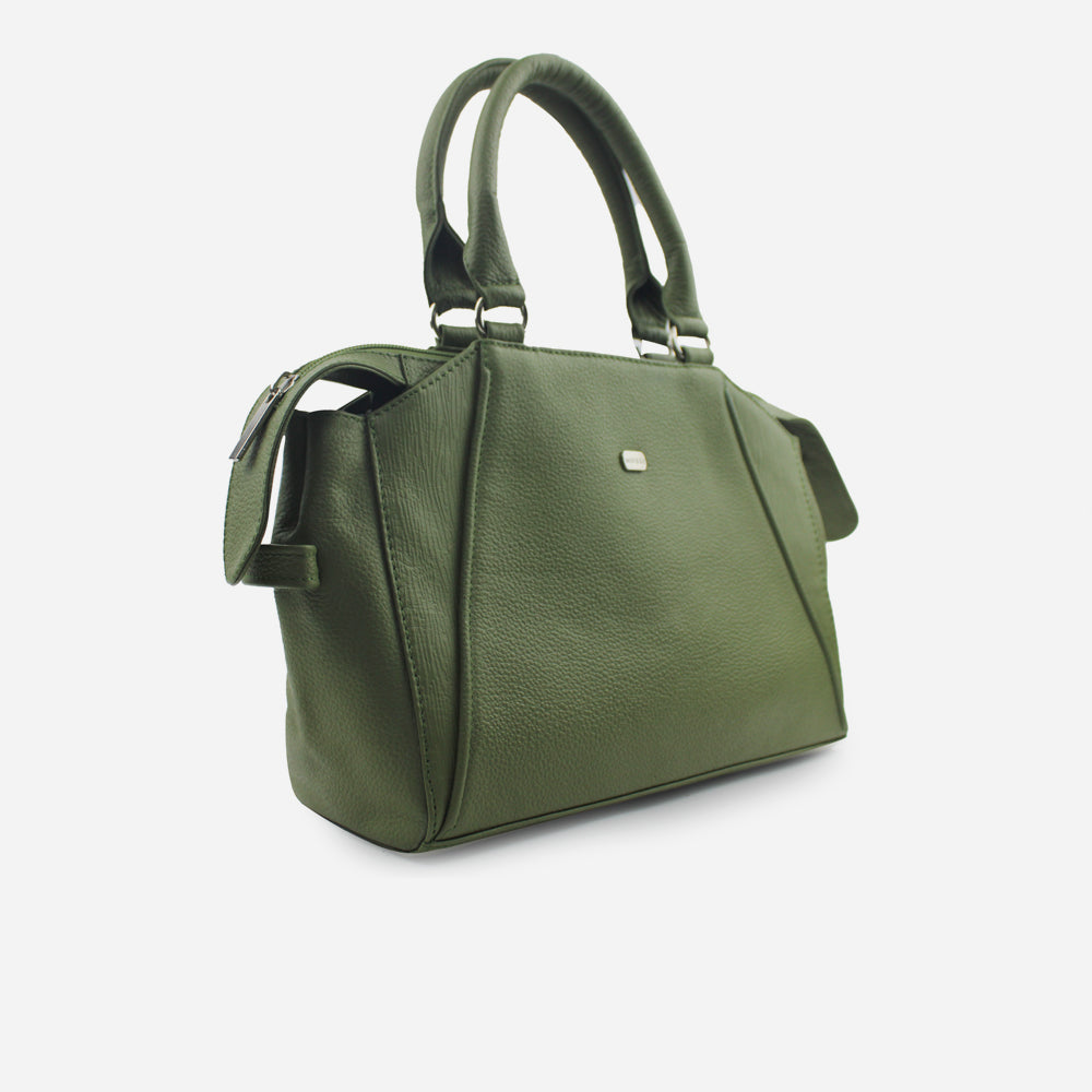 Cartera celia de cuero para mujer - Verde
