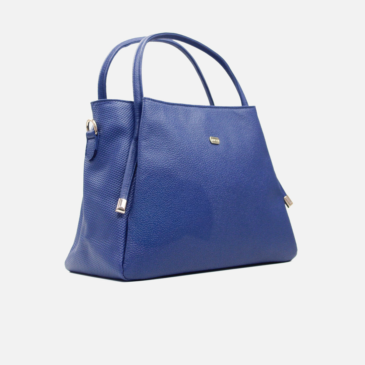 Cartera marzia de cuero para mujer - Azul